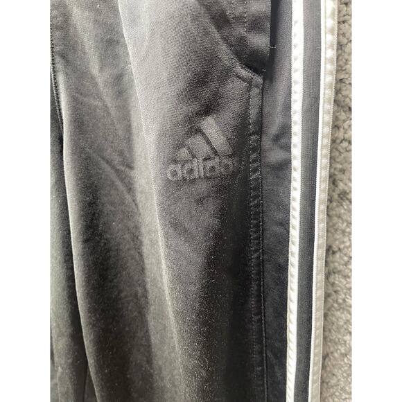 Adidas Men's Pants Primegreen Size Small Athletic Wear Black & White Zipper - Picture 2 of 12